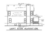 Farmhouse House Plan - Kincaid Modern Farmhouse 39643 - Left Exterior