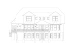 Craftsman House Plan - 87306 - Rear Exterior