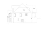 Craftsman House Plan - 87306 - Left Exterior