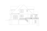 Craftsman House Plan - 87306 - Right Exterior