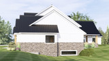Farmhouse House Plan - 60924 - Right Exterior
