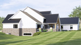 Farmhouse House Plan - 60924 - Right Exterior