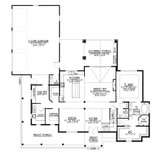 Farmhouse House Plan - 60924 - 1st Floor Plan