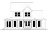 Farmhouse House Plan - Hillsdale 54948 - Front Exterior