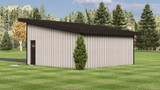 Contemporary House Plan - 46256 - Rear Exterior