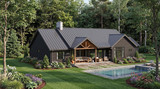 Craftsman House Plan - 60519 - Rear Exterior