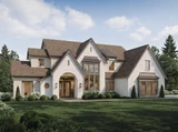 French Country House Plan - Burlington 10571 - Front Exterior