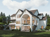 Secondary Image - French Country House Plan - Burlington 10571 - Rear Exterior