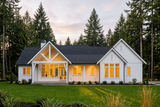Secondary Image - Farmhouse House Plan - Emerson 75719 - Rear Exterior