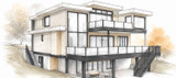 Contemporary House Plan - The Parkside 65384 - Exterior