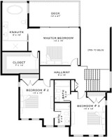 Contemporary House Plan - The Parkside 65384 - 2nd Floor Plan