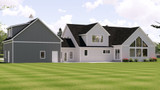 Farmhouse House Plan - 16523 - Rear Exterior