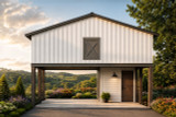 Farmhouse House Plan - Carport 40267 - 