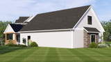 Farmhouse House Plan - 20672 - Rear Exterior
