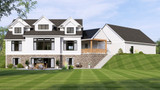 Farmhouse House Plan - 20672 - Rear Exterior