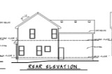 Farmhouse House Plan - Wayside Farmhouse 85408 - Rear Exterior