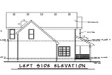 Farmhouse House Plan - Wayside Farmhouse 85408 - Left Exterior