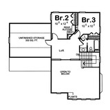 Secondary Image - Farmhouse House Plan - Wayside Farmhouse 85408 - 2nd Floor Plan