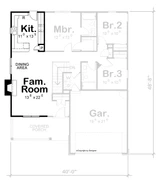 Farmhouse House Plan - Calverton Farm 21568 - Optional Floor Plan