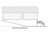 Cape Cod House Plan - Palm 52163 - Left Exterior
