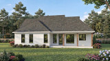 Secondary Image - Farmhouse House Plan - Ridge View 56589 - Rear Exterior