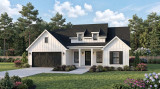 Farmhouse House Plan - Ridge View 56589 - Exterior