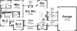 Farmhouse House Plan - Denton Creek 71717 - 1st Floor Plan