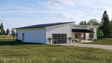 Modern House Plan - Morgantown 86385 - Left Exterior