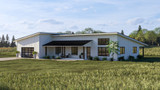 Modern House Plan - Morgantown 86385 - Right Exterior