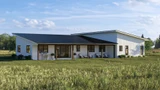 Modern House Plan - Morgantown 86385 - Rear Exterior