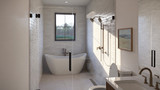 Modern House Plan - Morgantown 86385 - Master Bathroom