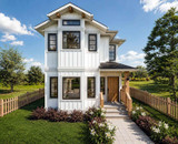 Farmhouse House Plan - Amblegreen 21870 - Front Exterior