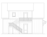 Farmhouse House Plan - Raven 43188 - Left Exterior
