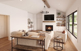 Country House Plan - 59746 - Living Room
