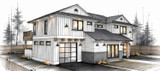 Modern House Plan - Everwoods 11305 - Left Exterior