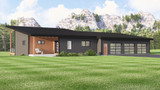 Contemporary House Plan - 55863 - Front Exterior