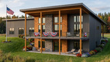 Contemporary House Plan - 55863 - Exterior