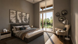 Contemporary House Plan - 55863 - Master Bedroom