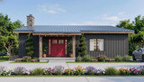 Contemporary House Plan - 55948 - Front Exterior