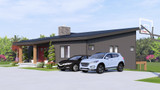 Contemporary House Plan - 55948 - Right Exterior