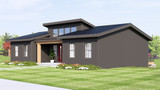 Contemporary House Plan - 28679 - Right Exterior