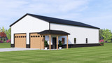Country House Plan - 60698 - Right Exterior