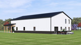 Country House Plan - 60698 - Right Exterior
