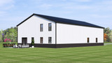 Country House Plan - 60698 - Left Exterior