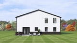 Country House Plan - 60698 - Rear Exterior