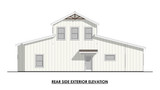 Secondary Image - Country House Plan - Rosemary 68784 - Rear Exterior