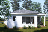 Traditional House Plan - 24800 - Rear Exterior