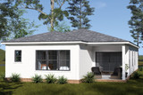 Traditional House Plan - 24800 - Rear Exterior