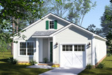 Country House Plan - 64347 - Right Exterior