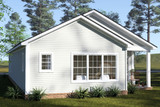 Country House Plan - 64347 - Rear Exterior